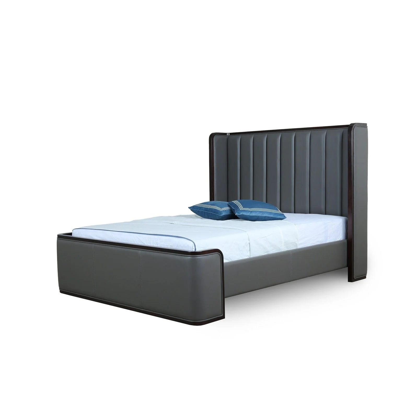 Manhattan Comfort Kingdom Cream Queen Bed - Image 7