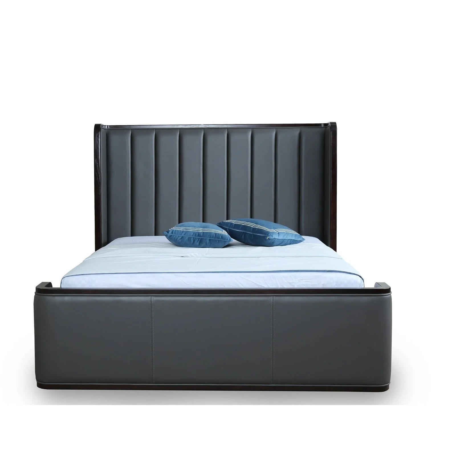 Manhattan Comfort Kingdom Cream Queen Bed - Image 8