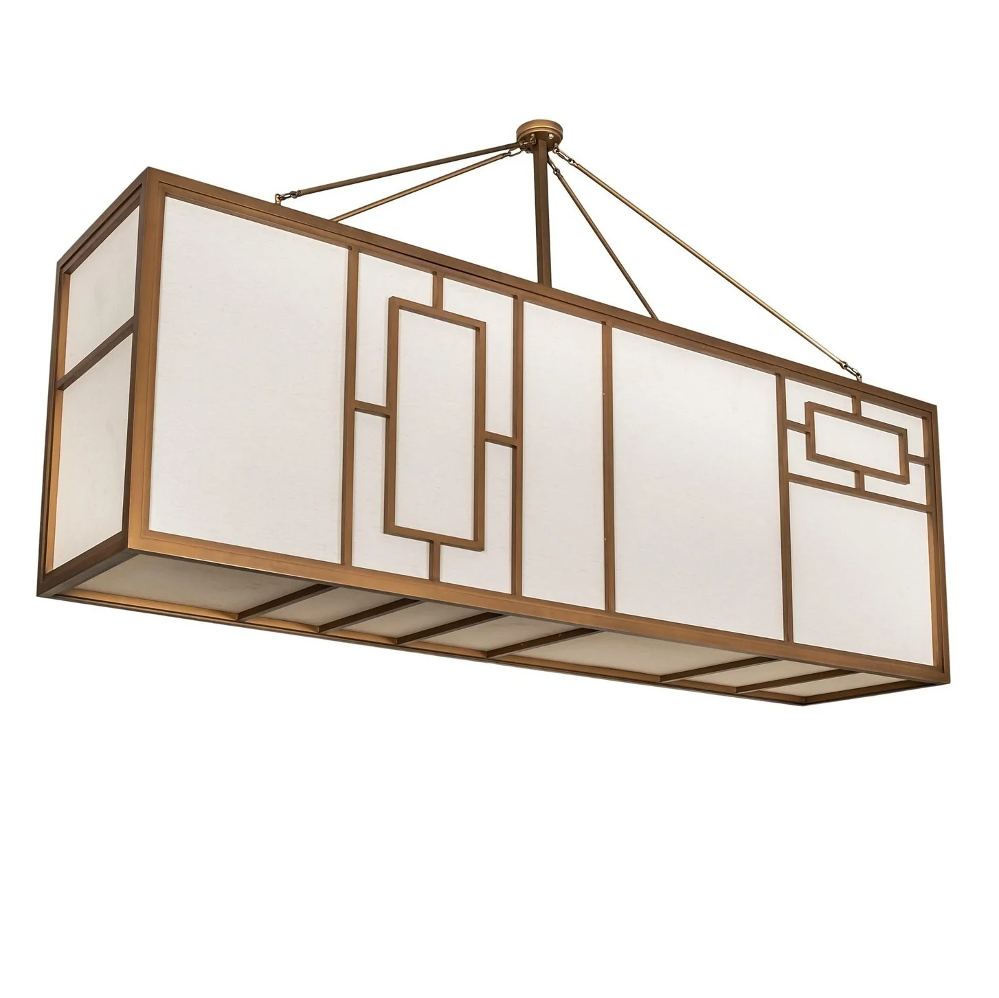 Meyda 108" Long Kofu Oblong Pendant - Image 7