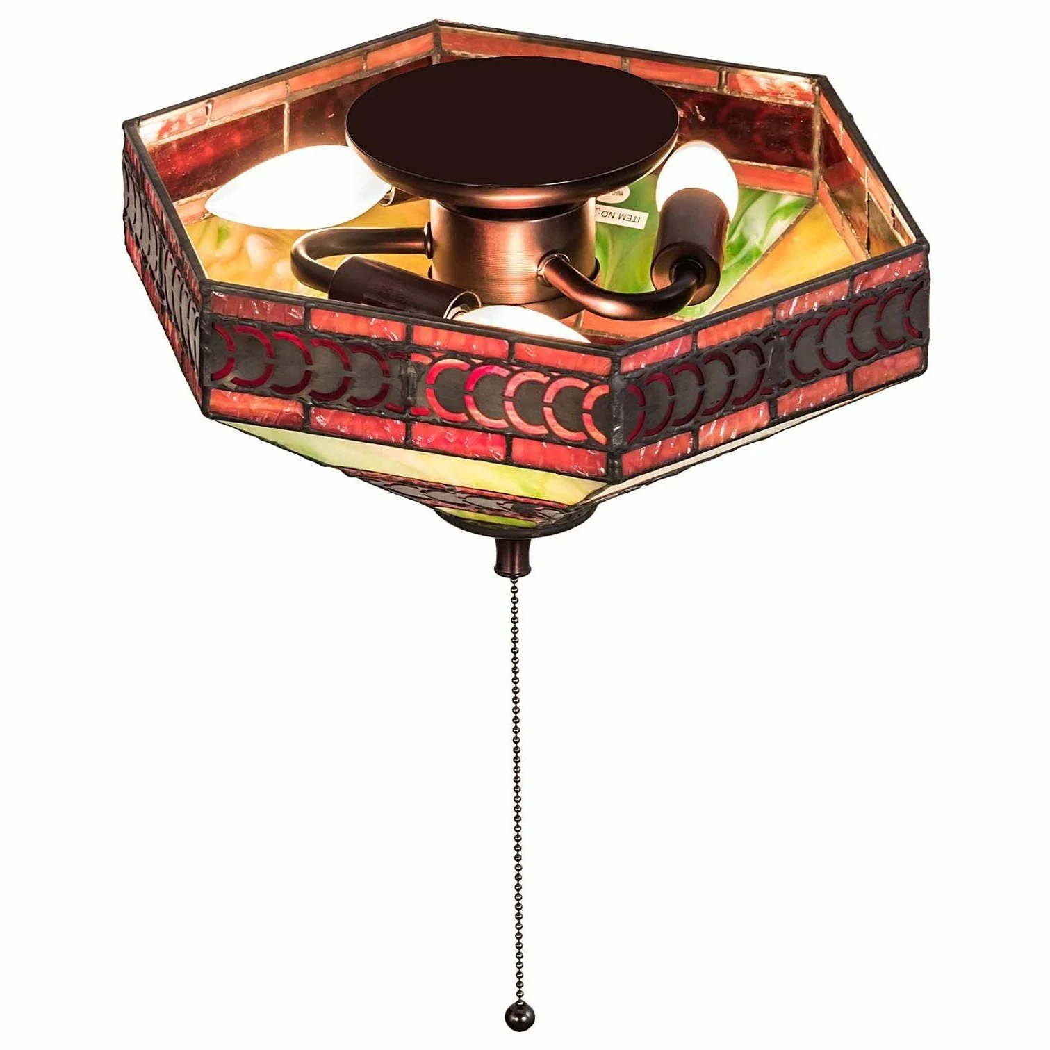 Meyda 12"W Cambridge Flushmount - Image 2