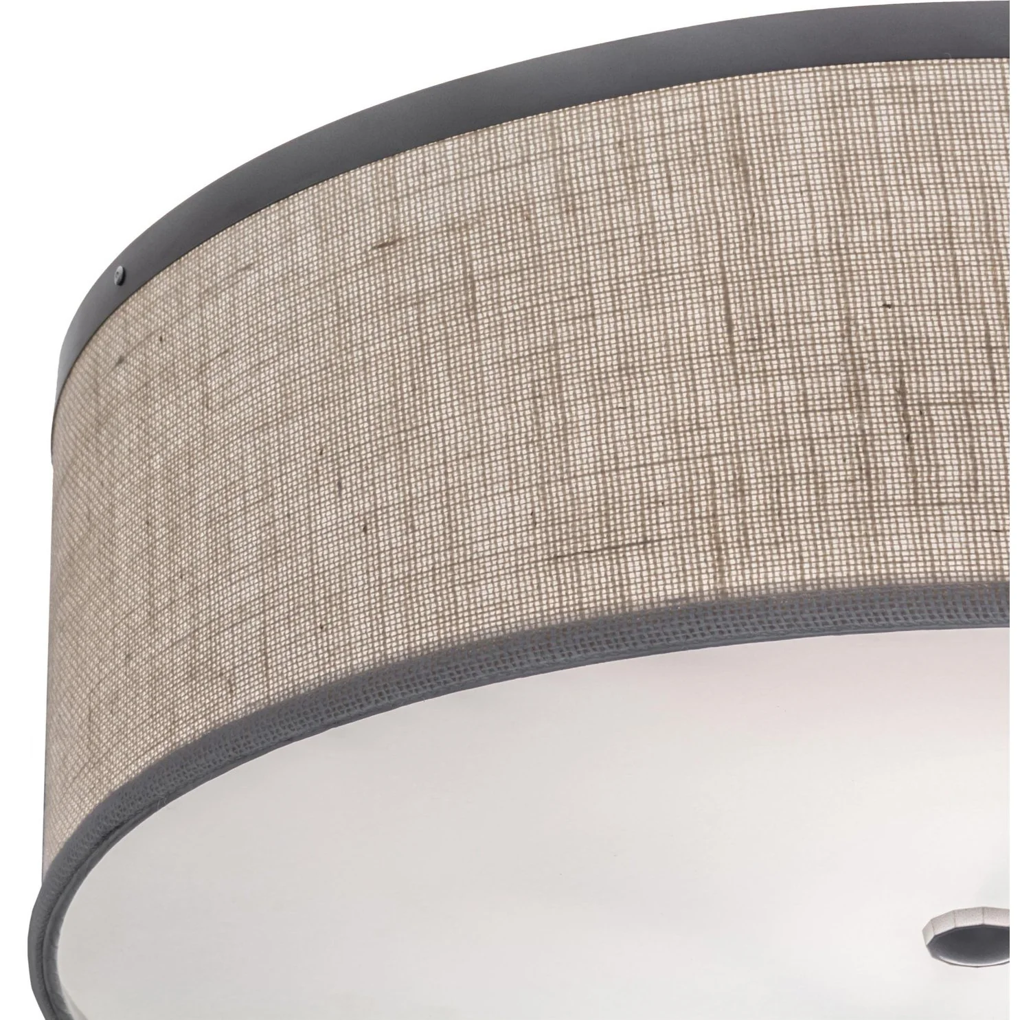 Meyda 24"W Cilindro Textrene Flushmount