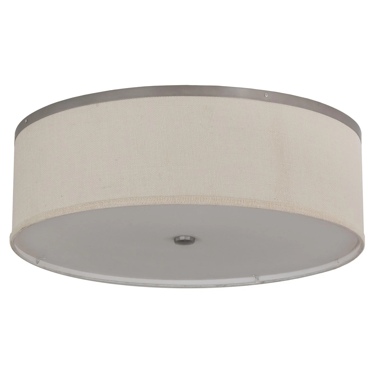 Meyda 24"W Cilindro Textrene Flushmount - Image 2