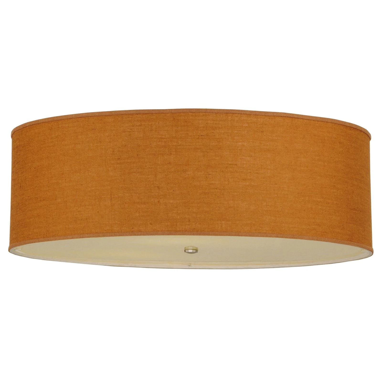 Meyda 36"W Orange Drum Cilindro Textrene Flushmount - Image 6