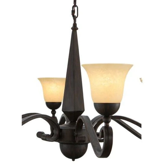 Meyda 44" Wide Muirfield 6 Light Chandelier