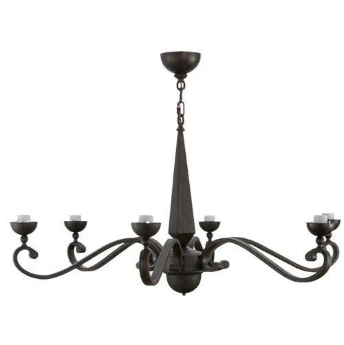 Meyda 44" Wide Muirfield 6 Light Chandelier - Image 2