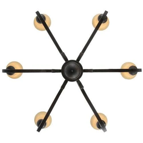 Meyda 44" Wide Muirfield 6 Light Chandelier - Image 3