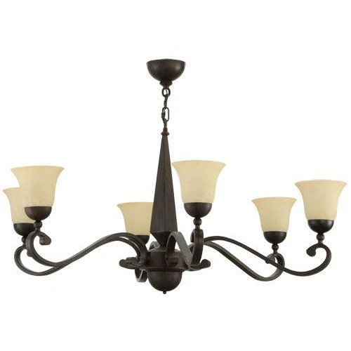 Meyda 44" Wide Muirfield 6 Light Chandelier - Image 5