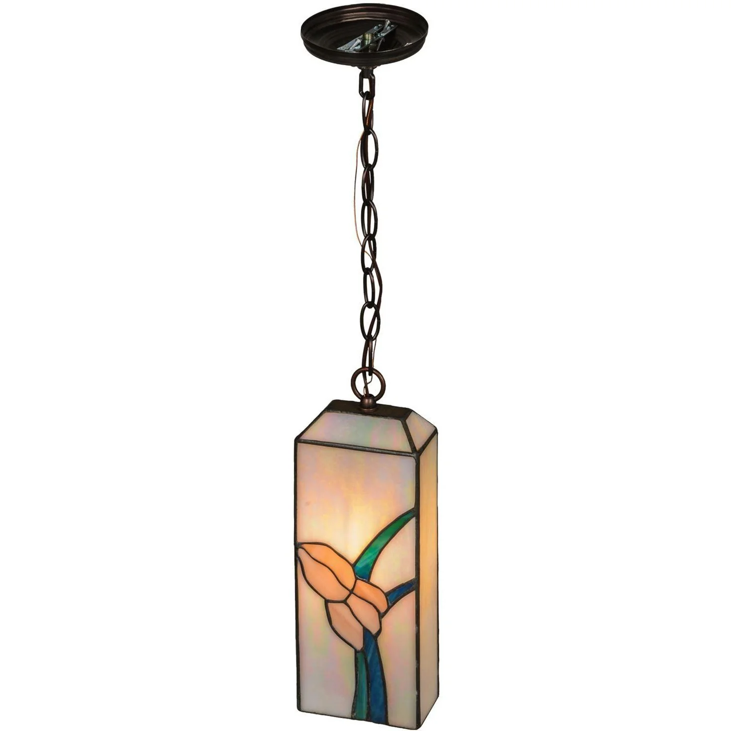 Meyda 5"W Iris Mini Pendant