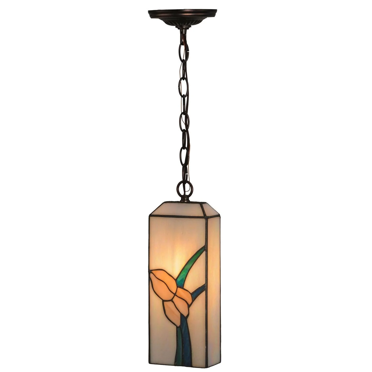 Meyda 5"W Iris Mini Pendant - Image 8