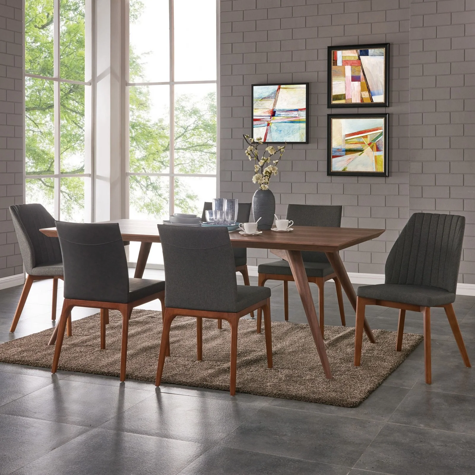 New Pacific Direct Devon PU Leather Chair, (Set of 2) 448237P-758-W
