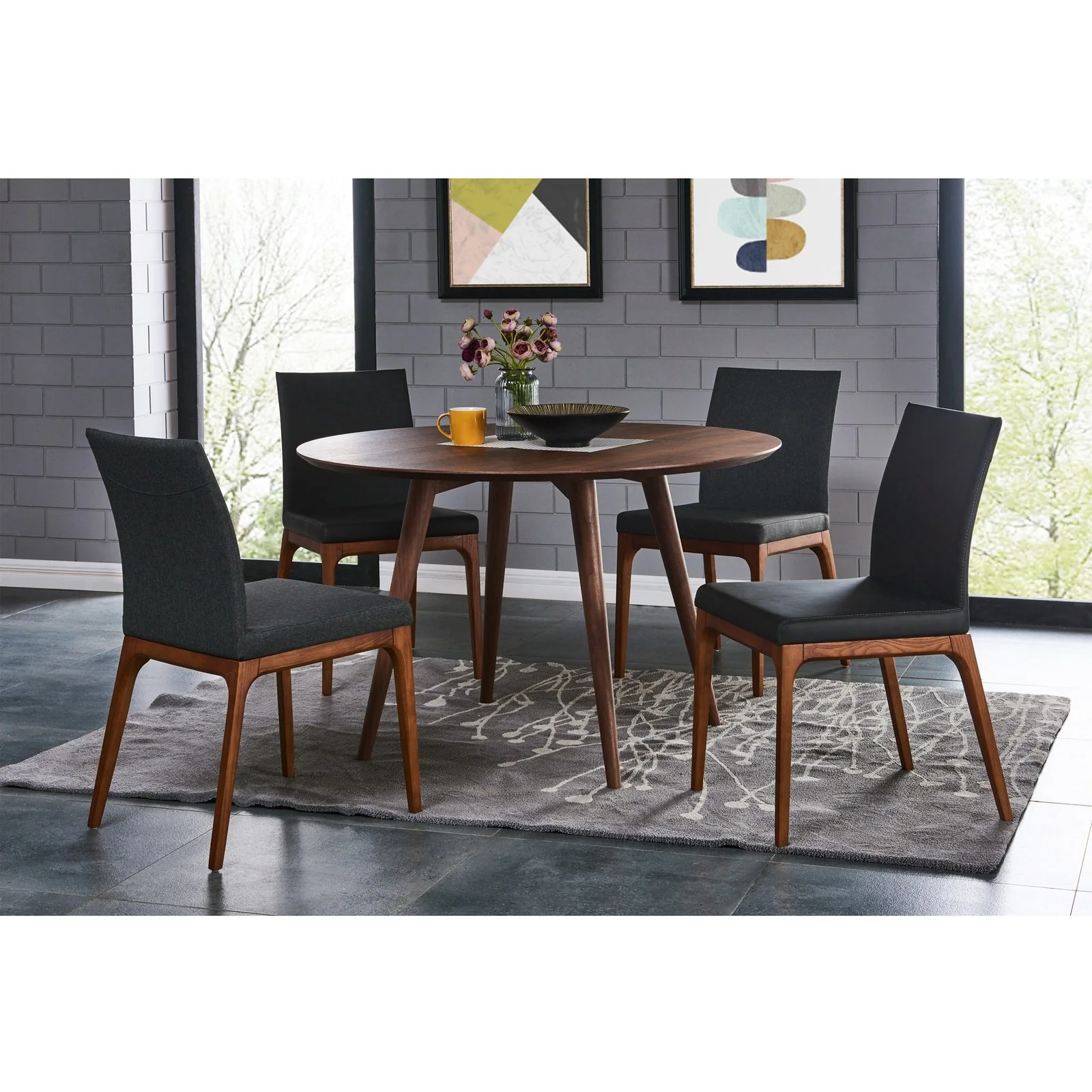New Pacific Direct Devon PU Leather Chair, (Set of 2) 448237P-758-W - Image 2