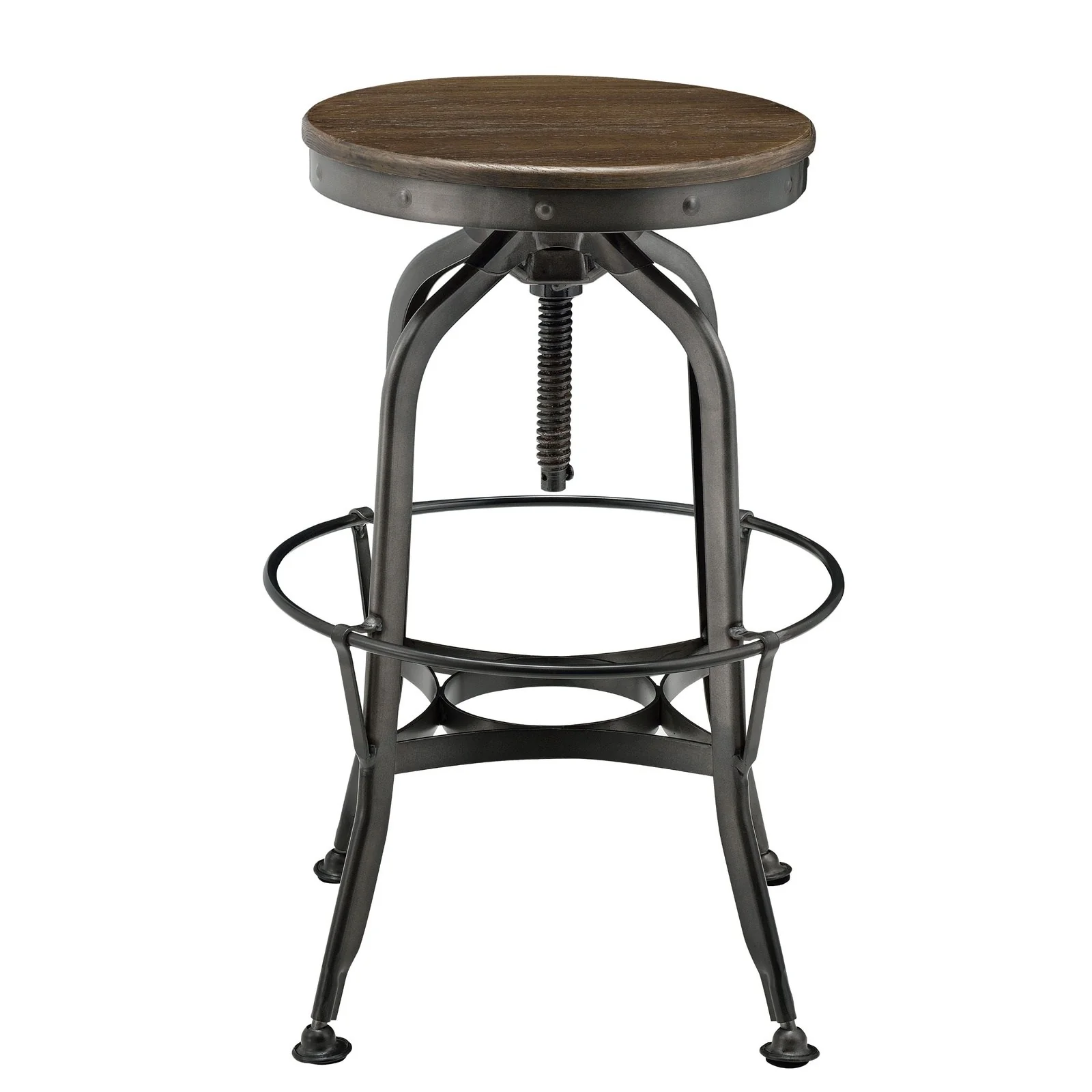 New Pacific Direct Industrial Swivel Vintage Bar Stool 9300040 - Image 2