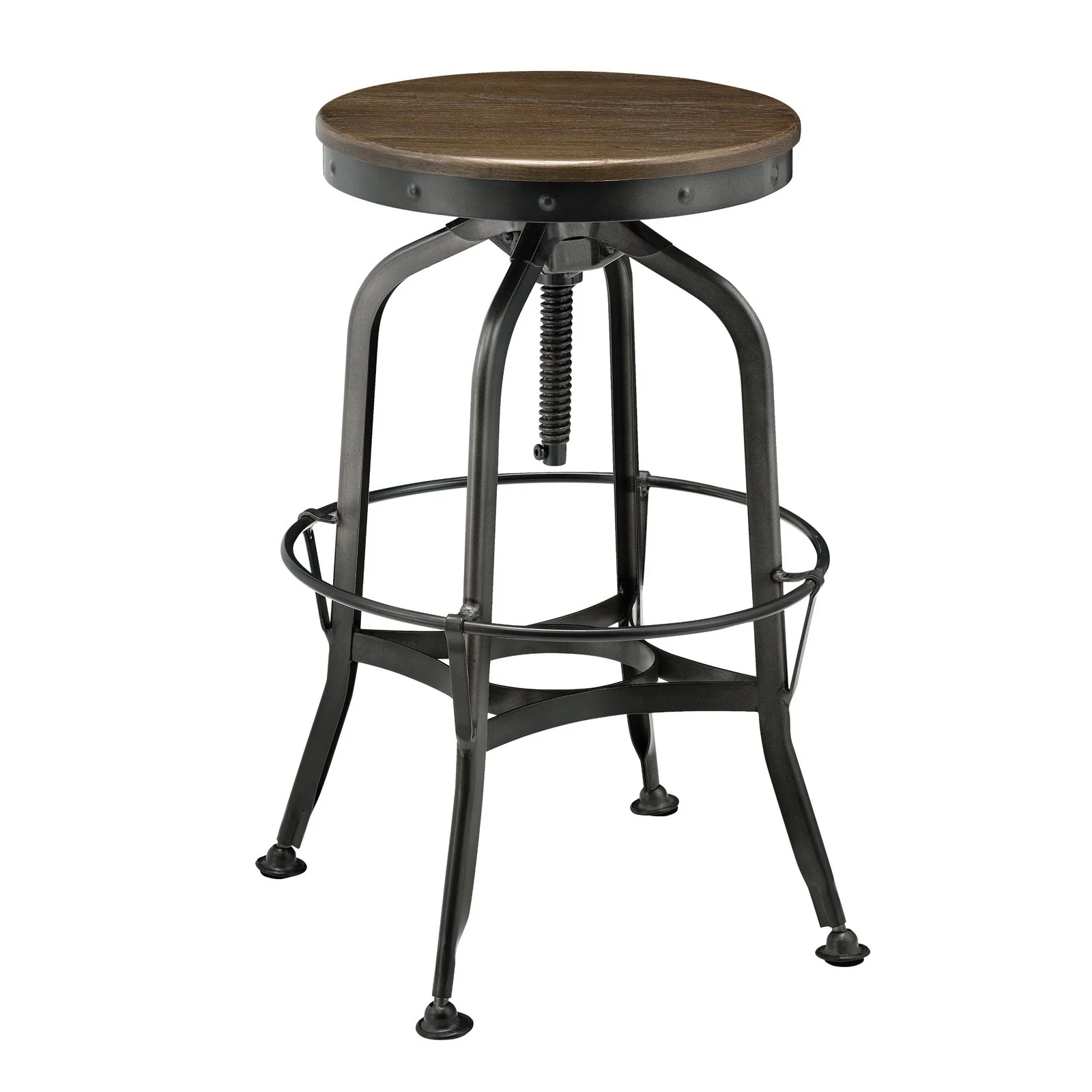 New Pacific Direct Industrial Swivel Vintage Bar Stool 9300040 - Image 3