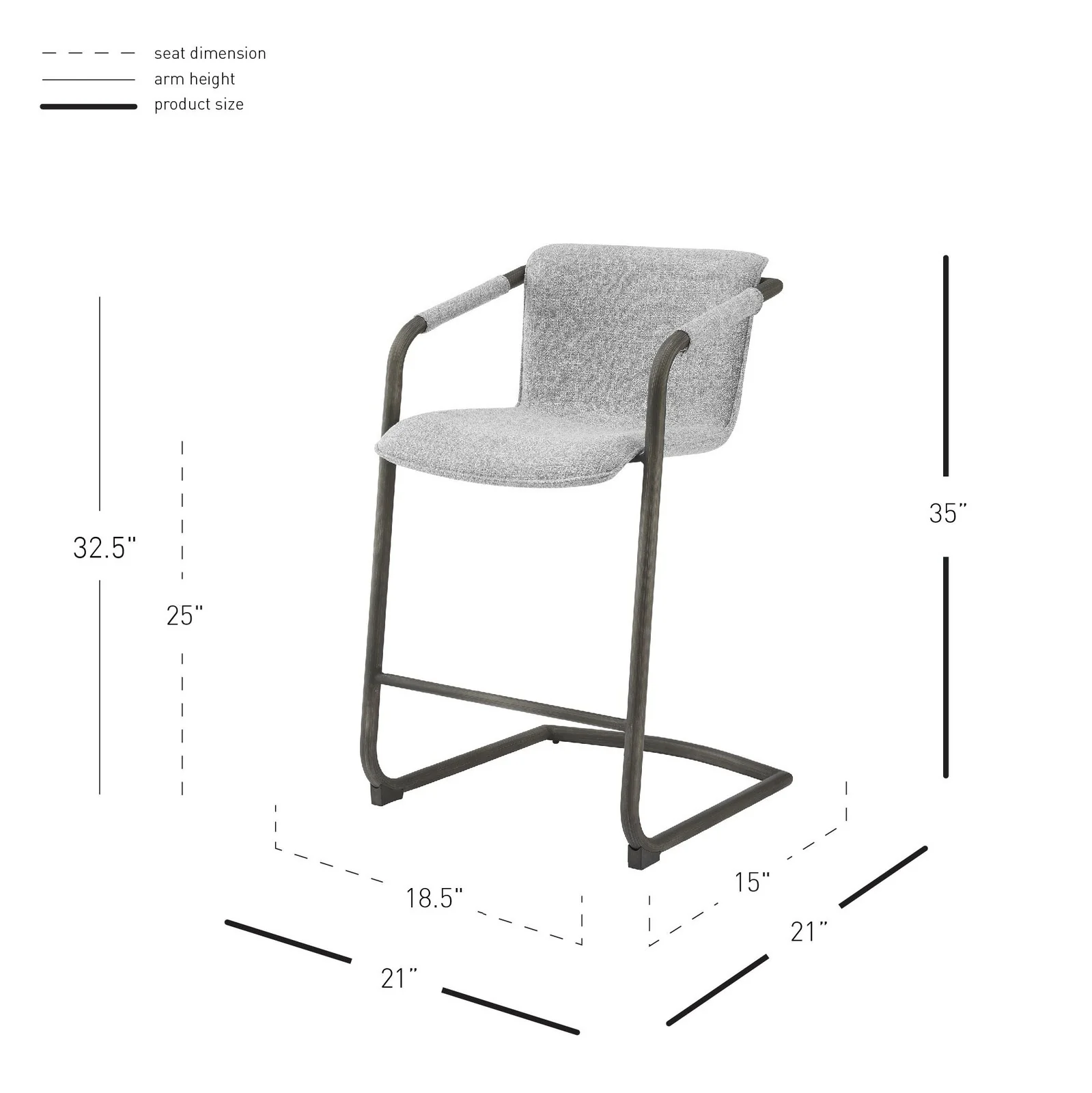 New Pacific Direct Indy Fabric Counter Stool, (Set of 2) 1060030-218 - Image 11