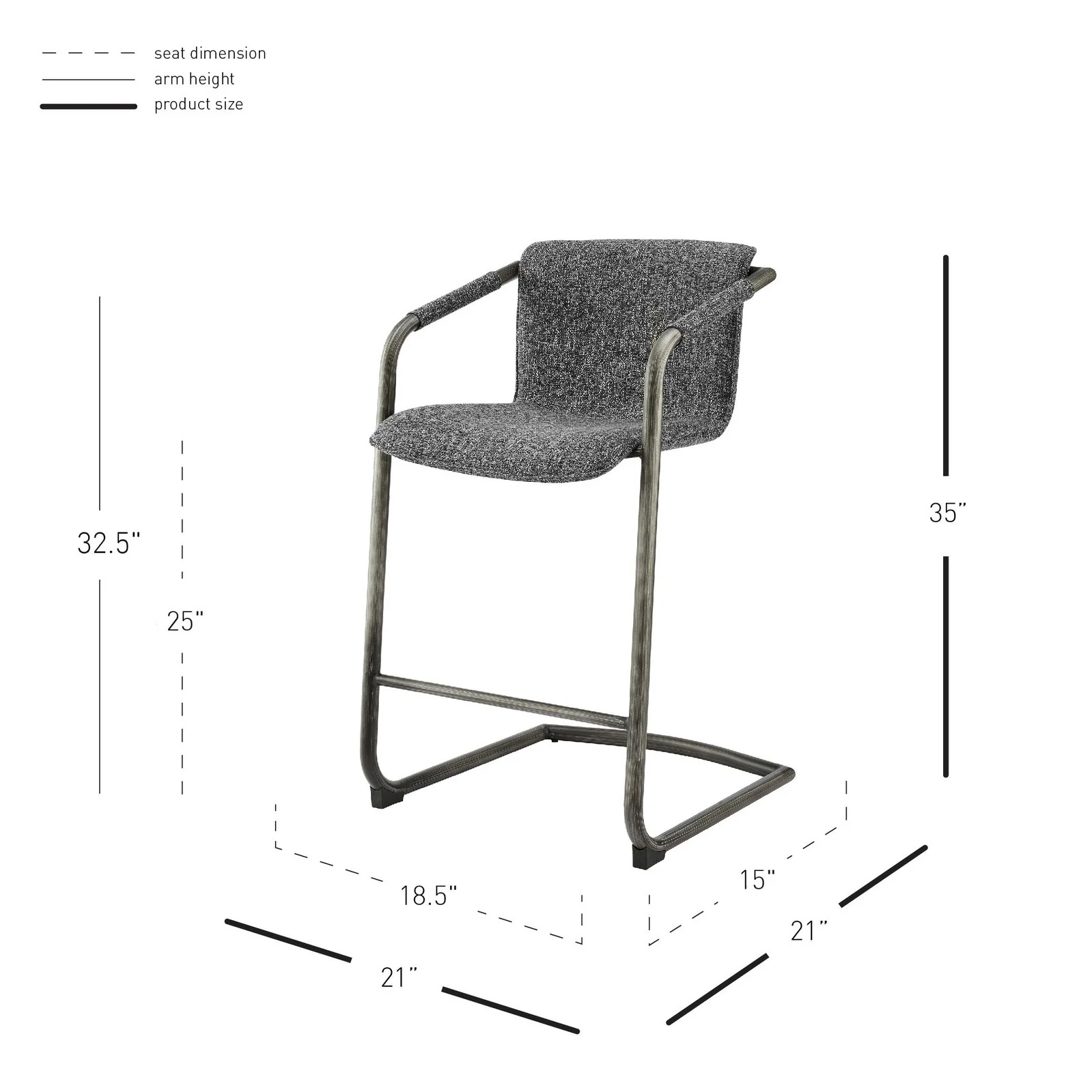 New Pacific Direct Indy Fabric Counter Stool, (Set of 2) 1060030-219 - Image 10