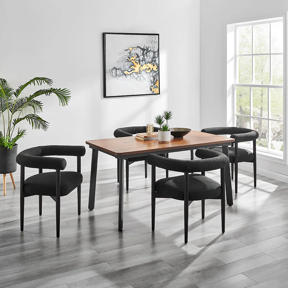 New Pacific Direct Keanu Fabric Dining Side Chair 1250038-576