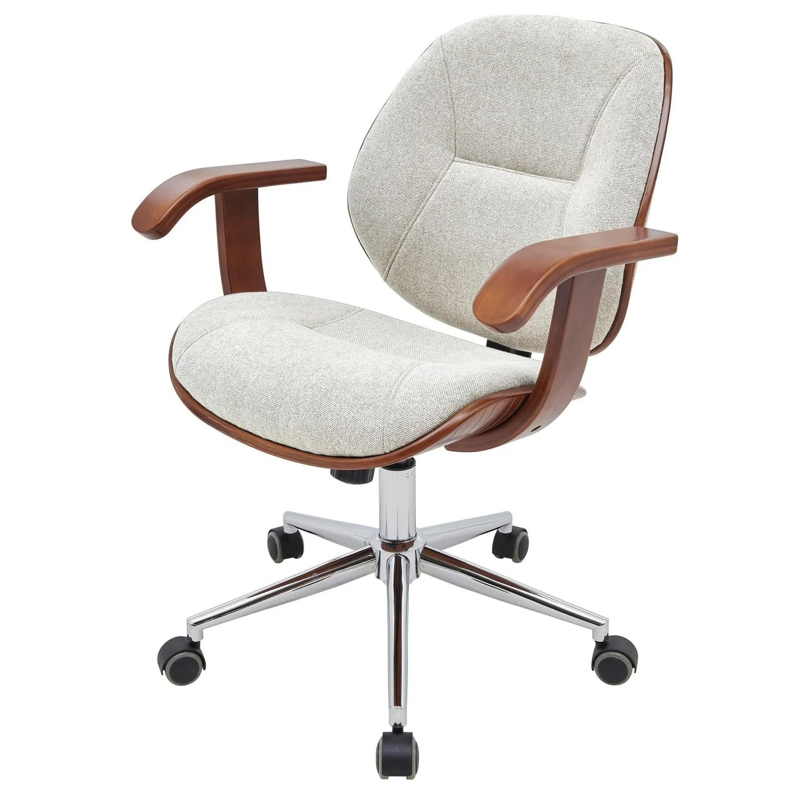 New Pacific Direct Samuel Fabric Bamboo Office Chair w/ Armrest 1160031-406WL - Image 3