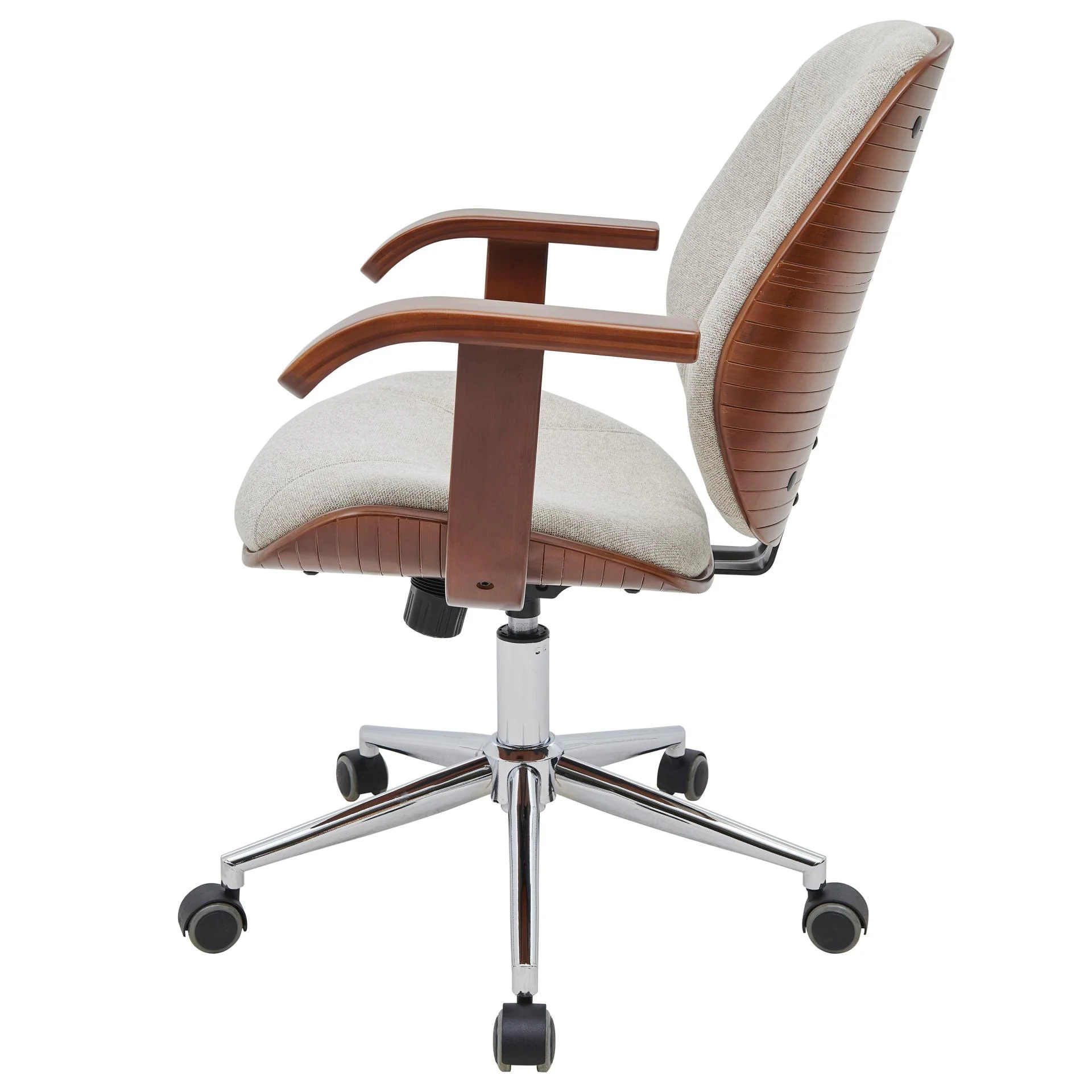 New Pacific Direct Samuel Fabric Bamboo Office Chair w/ Armrest 1160031-406WL - Image 5
