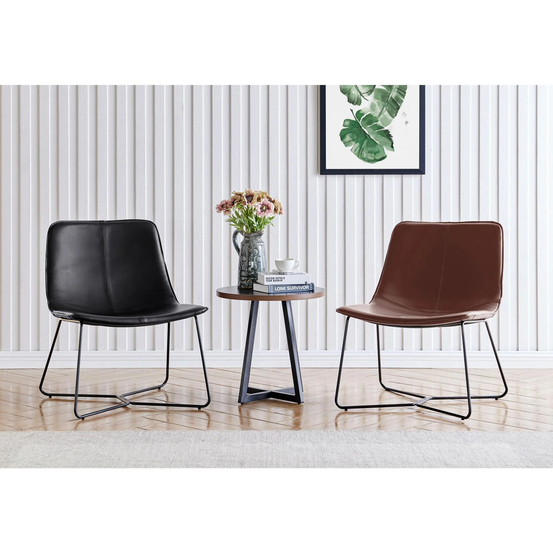 New Pacific Direct Zuma PU Leather Accent Chair 9300077-534