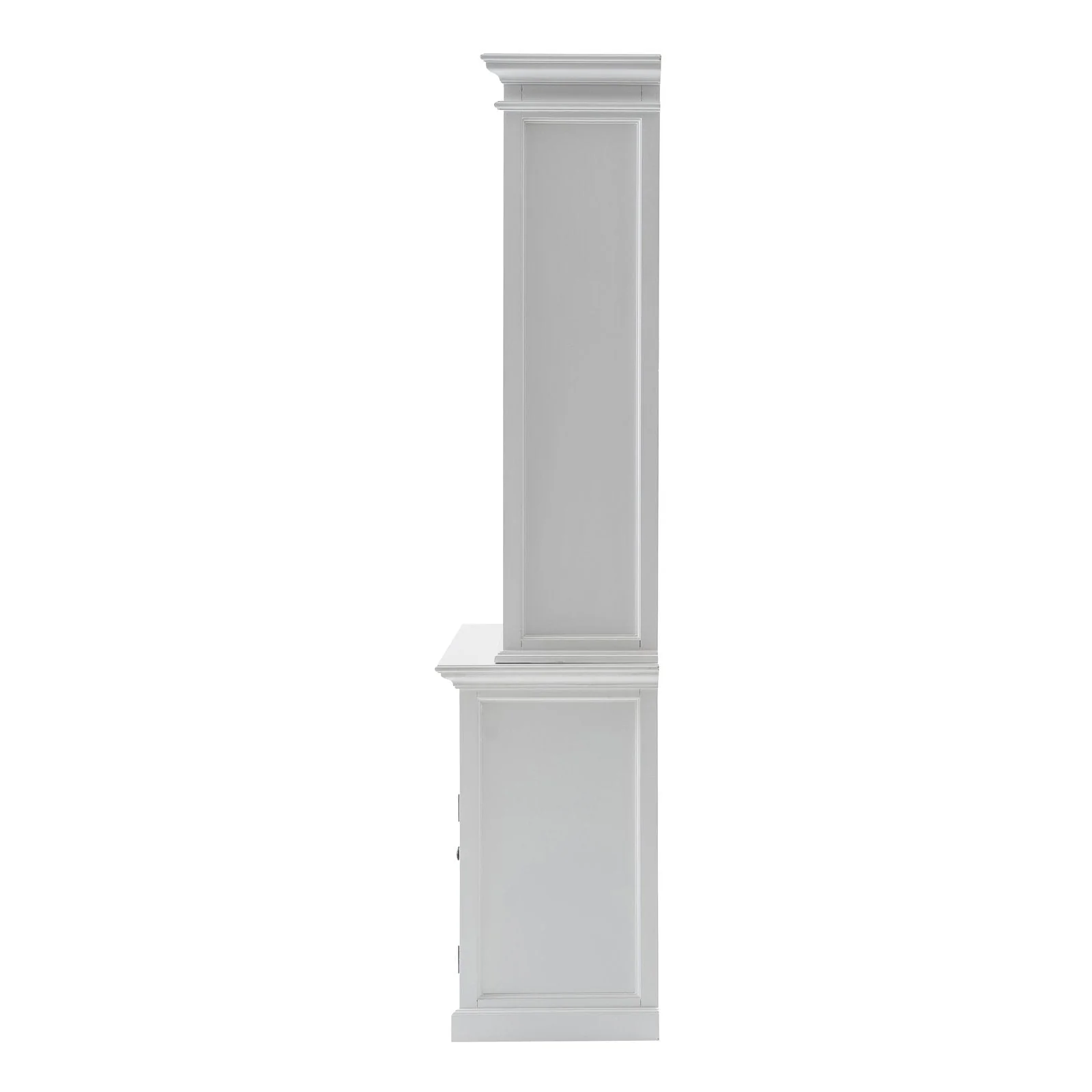 NovaSolo Halifax Buffet Hutch Unit with 8 Shelves White BCA609 - Image 7
