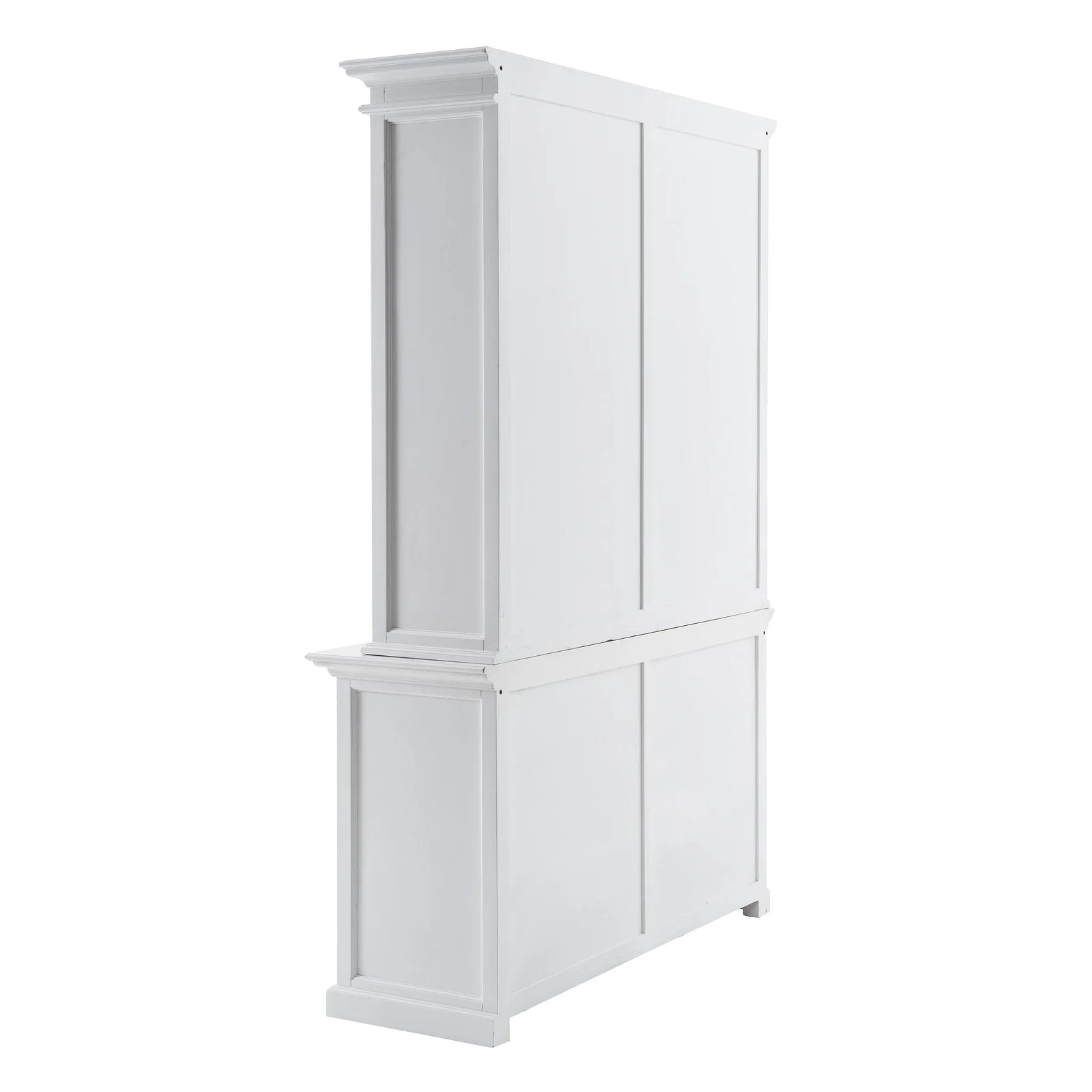 NovaSolo Halifax Buffet Hutch Unit with 8 Shelves White BCA609 - Image 8