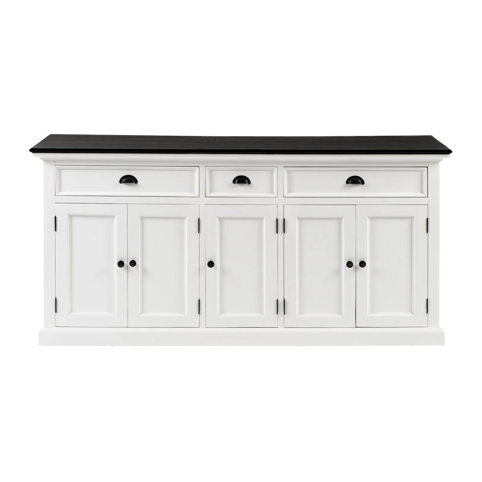 NovaSolo Halifax Contrast Buffet In Classic White & Black B190CT - Image 2