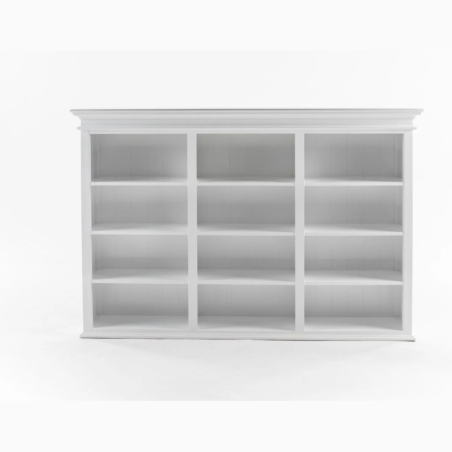 NovaSolo Halifax Hutch Unit with 6 Glass Doors in Classic White BCA611 - Image 26