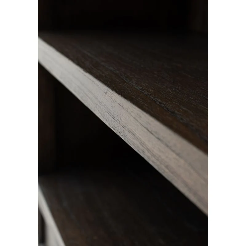 NovaSolo Halifax Mindi Bookcase Black Wash CA580BW - Image 8