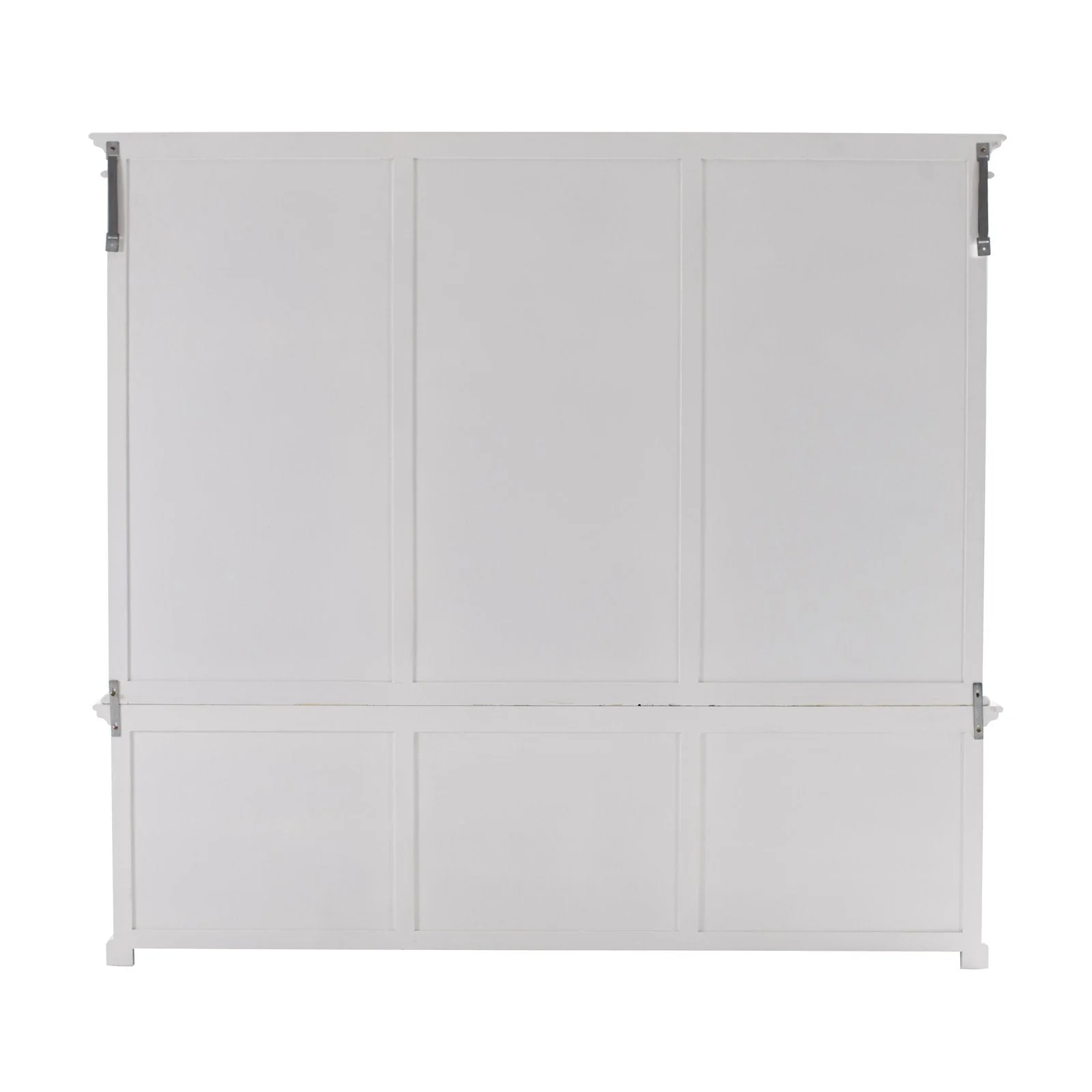 NovaSolo Halifax Triple-Bay Hutch Unit Bookcase Bookshelf White CA614 - Image 6