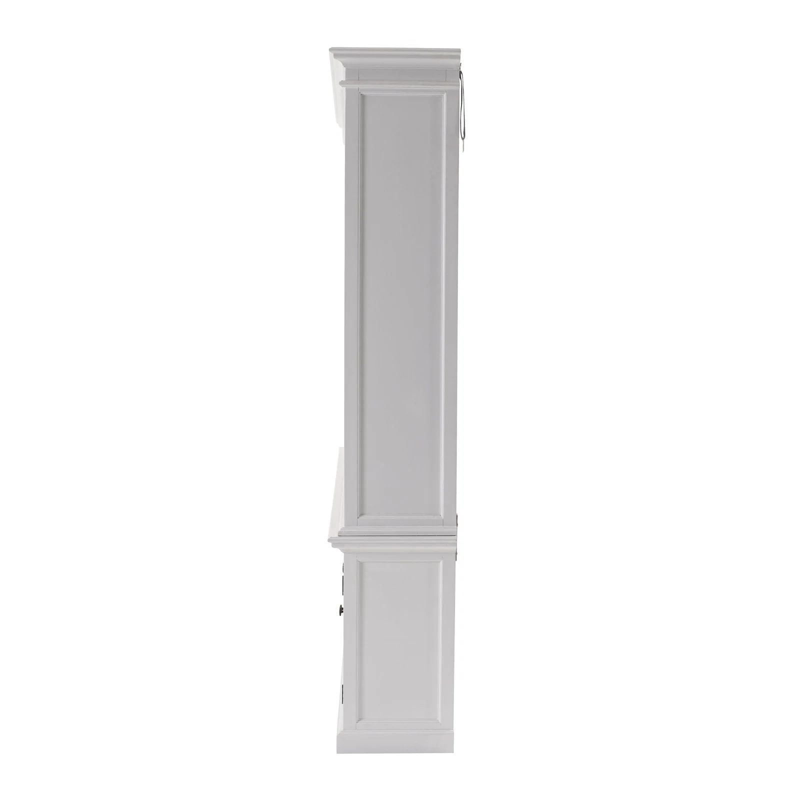 NovaSolo Halifax Triple-Bay Hutch Unit Bookcase Bookshelf White CA614 - Image 7