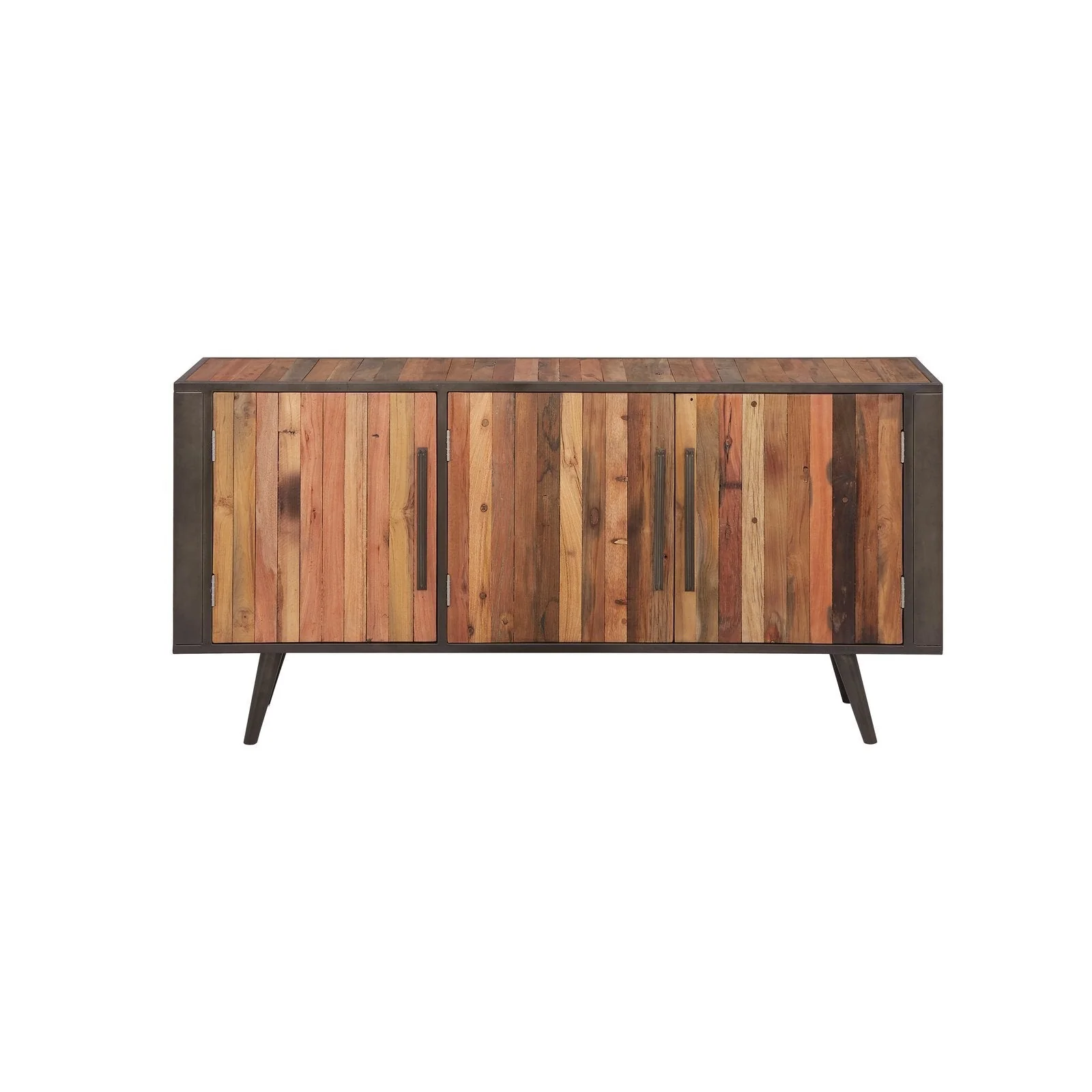 NovaSolo Nordic TV Dresser 3 Doors Natural Boat Wood KK NO 19005 - Image 2
