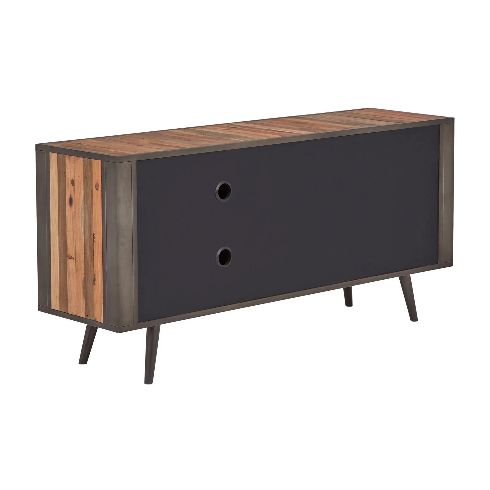 NovaSolo Nordic TV Dresser 3 Doors Natural Boat Wood KK NO 19005 - Image 5