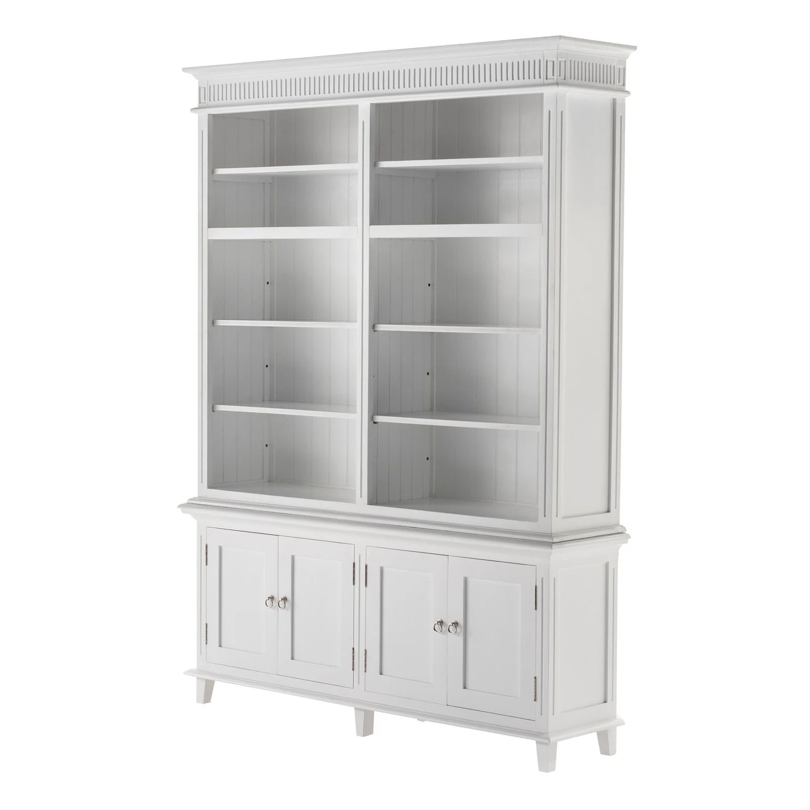 NovaSolo Skansen Double-Bay Hutch Unit in Classic White CA643 - Image 3