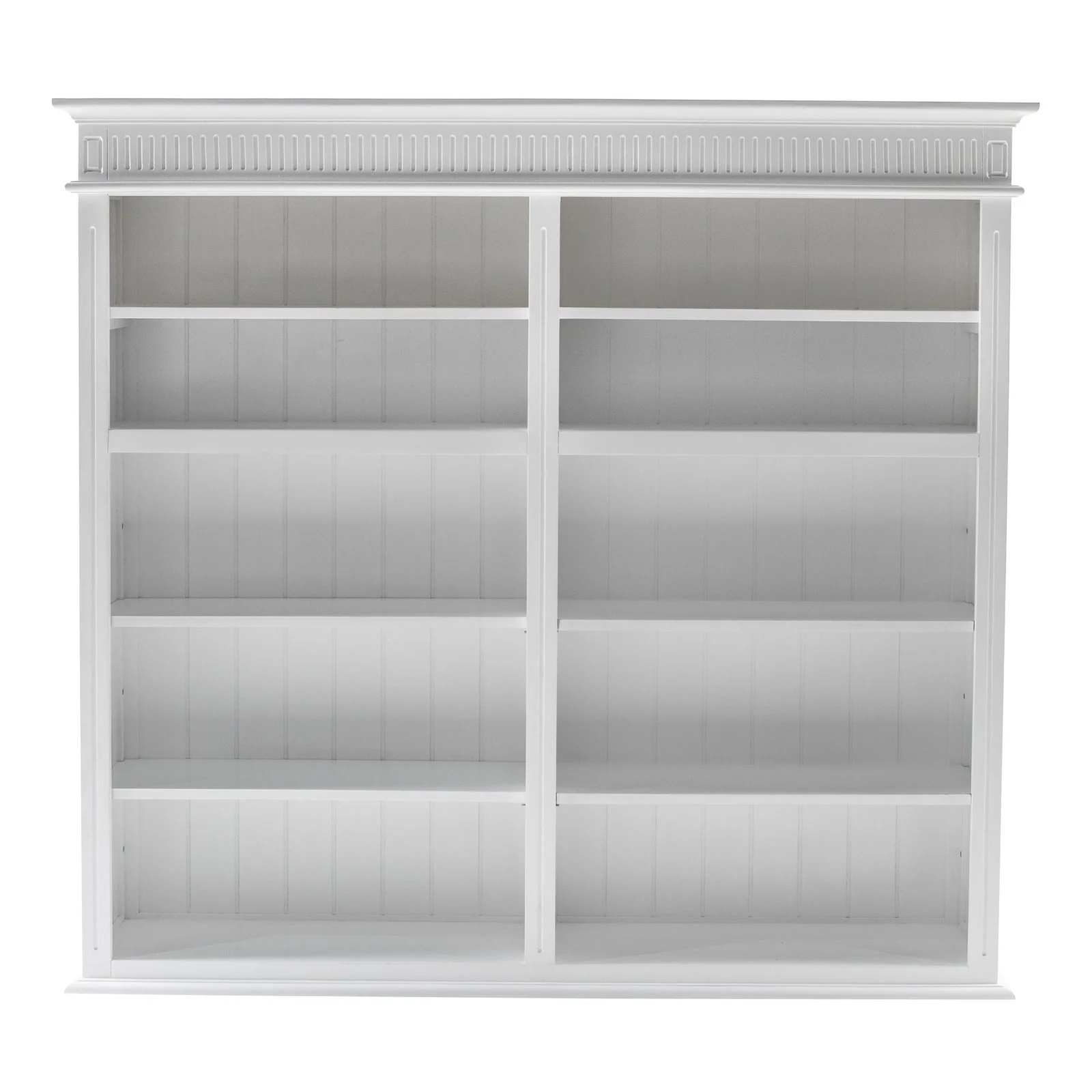 NovaSolo Skansen Double-Bay Hutch Unit in Classic White CA643 - Image 8