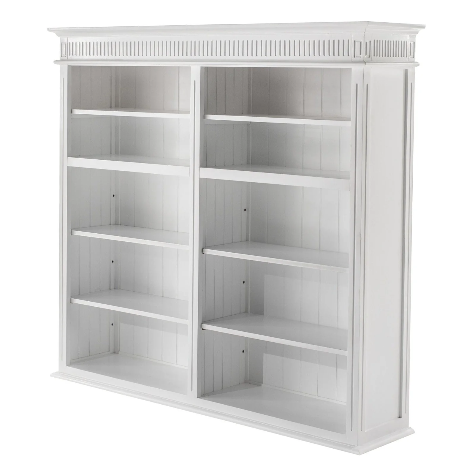 NovaSolo Skansen Double-Bay Hutch Unit in Classic White CA643 - Image 9