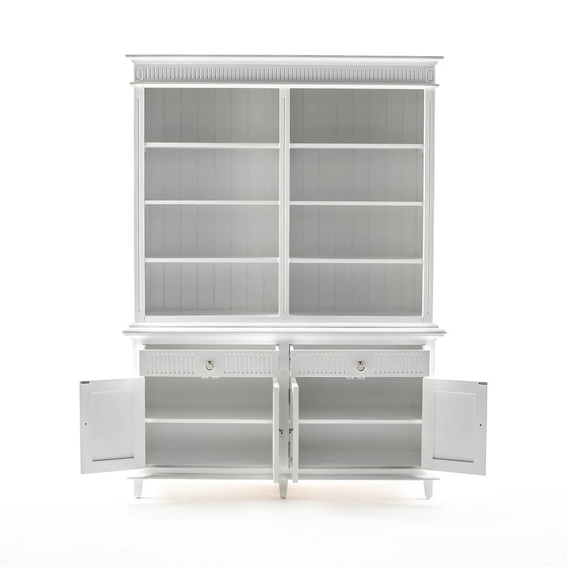 NovaSolo Skansen Hutch Bookcase Unit in Classic White BCA613 - Image 21