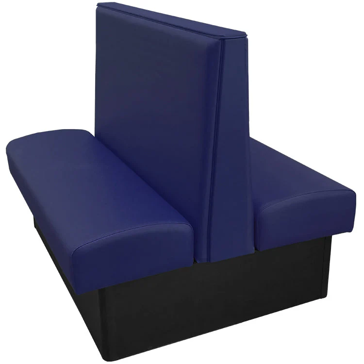 Oak Street Manufacturing Double 30" x 42" Cornell Vinyl/Upholstered Booth - Image 8