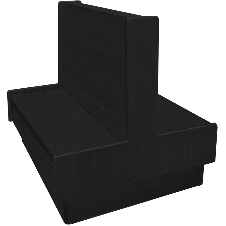 Oak Street Manufacturing Double 48" x 42" Aristocrat Wood Frame Booth - Image 3