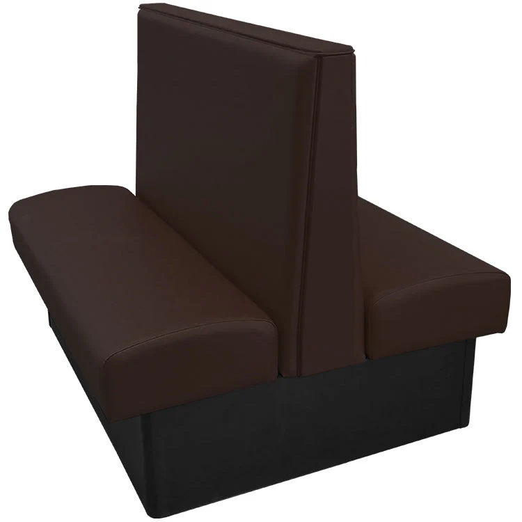 Oak Street Manufacturing Double 60" x 42" Cornell Vinyl/Upholstered Booth - Image 3