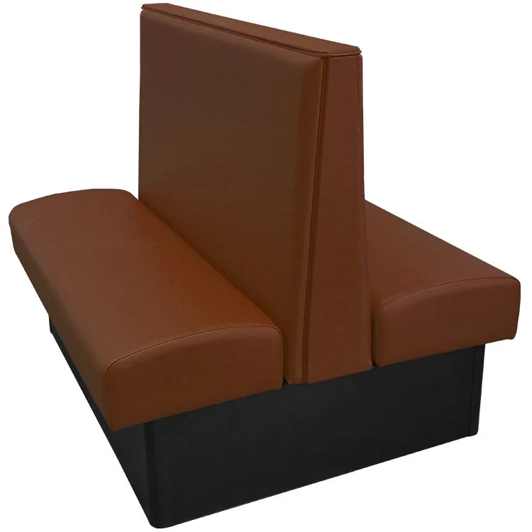 Oak Street Manufacturing Double 60" x 42" Cornell Vinyl/Upholstered Booth - Image 4