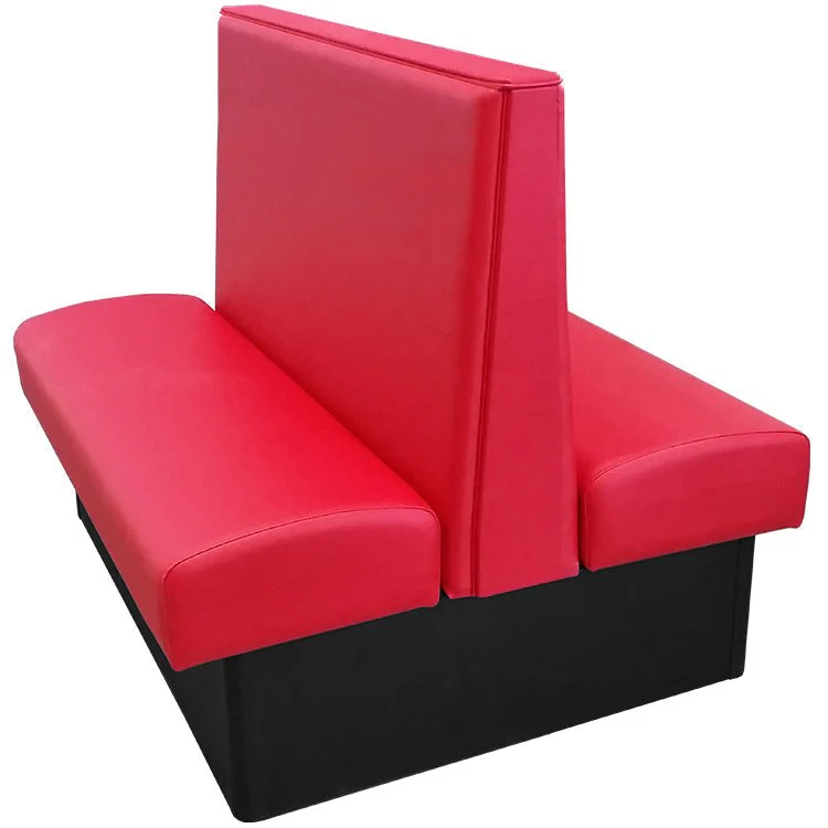 Oak Street Manufacturing Double 60" x 42" Cornell Vinyl/Upholstered Booth - Image 6