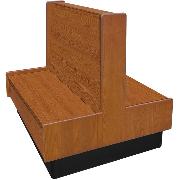 Oak Street Manufacturing Double 84" x 42" Aristocrat Wood Frame Booth - Image 2