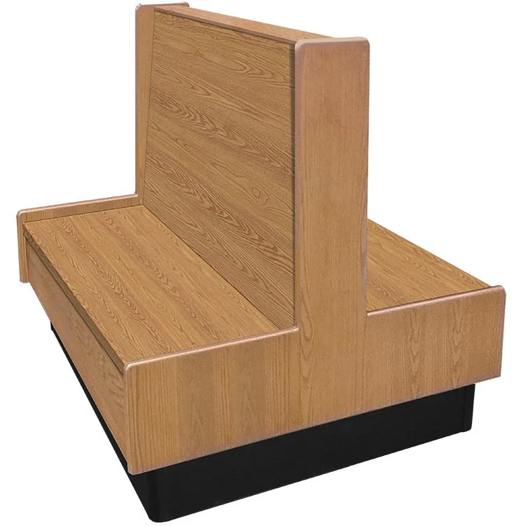 Oak Street Manufacturing Double 84" x 42" Aristocrat Wood Frame Booth - Image 4
