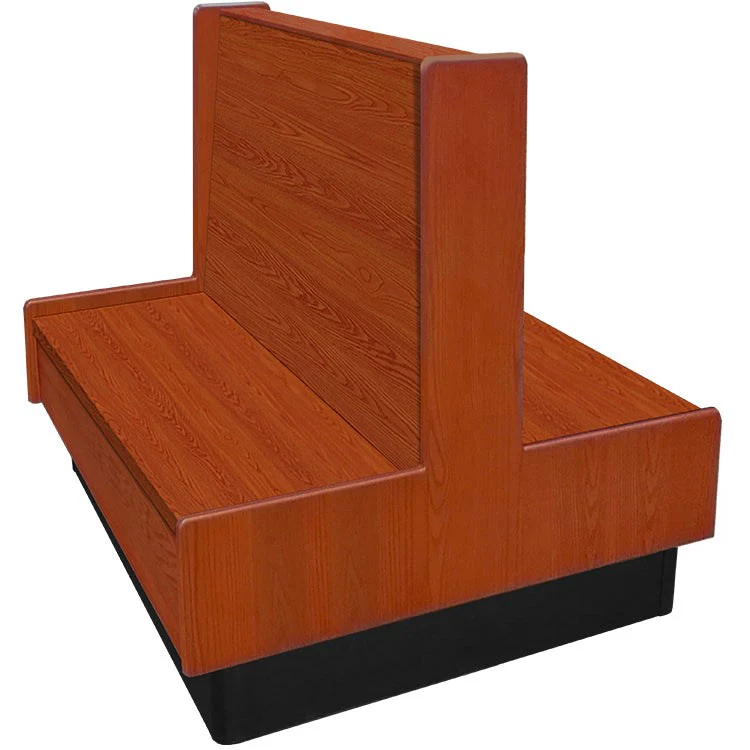 Oak Street Manufacturing Double 84" x 42" Aristocrat Wood Frame Booth - Image 5
