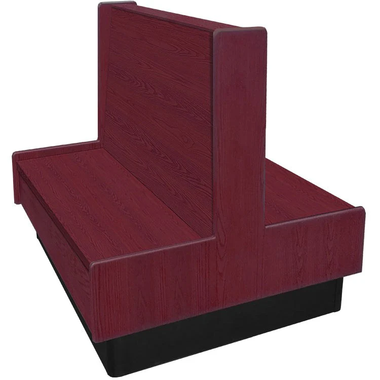 Oak Street Manufacturing Double 84" x 42" Aristocrat Wood Frame Booth - Image 6