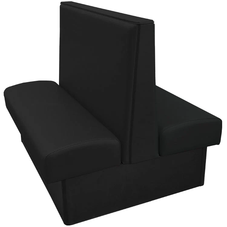 Oak Street Manufacturing Double 84" x 42" Cornell Vinyl/Upholstered Booth