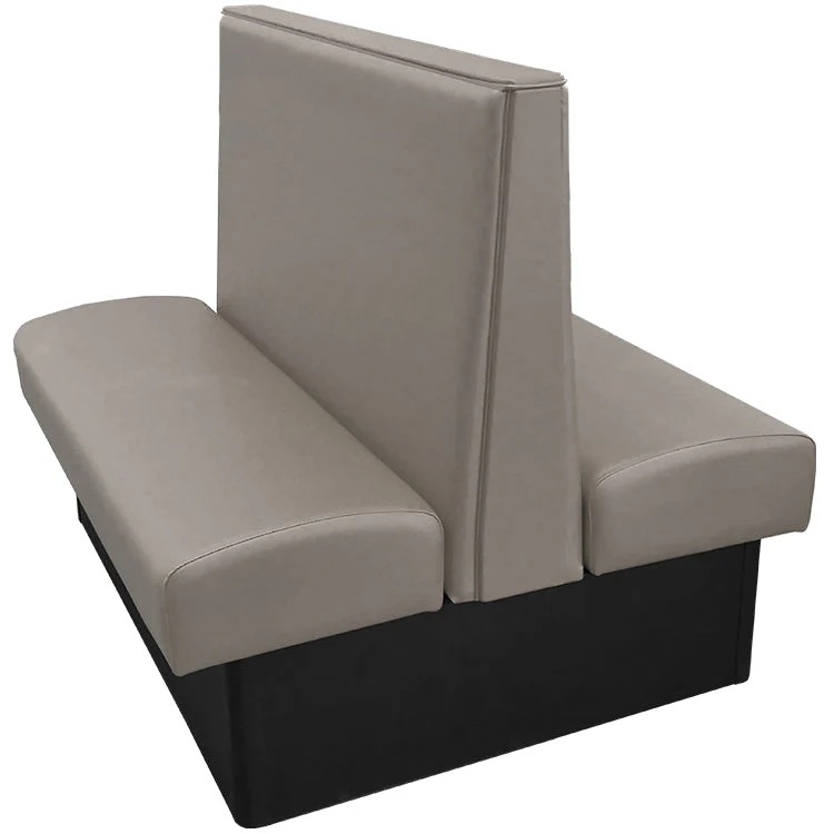 Oak Street Manufacturing Double 84" x 42" Cornell Vinyl/Upholstered Booth - Image 2