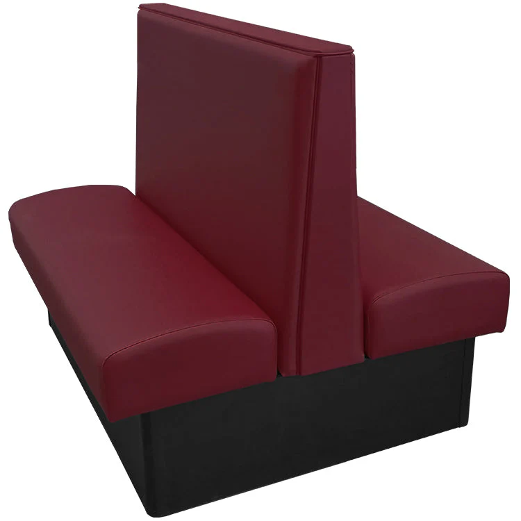 Oak Street Manufacturing Double 84" x 42" Cornell Vinyl/Upholstered Booth - Image 5