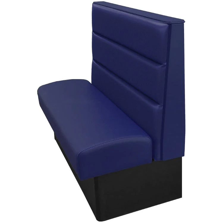 Oak Street Manufacturing Single 48" x 42" Luther Vinyl/Upholstered Booth - Image 8