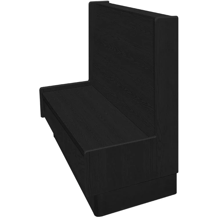 Oak Street Manufacturing Single 84" x 42" Aristocrat Wood Frame Booth - Image 3
